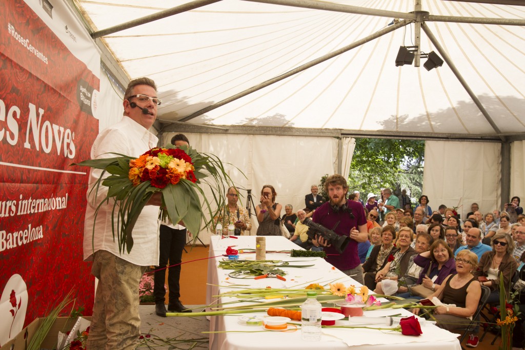 Demostración de Jordi Abelló, Escola d'Art Floral de Catalunya