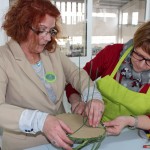 Rosa (Deflorarts) y Elvira. Curso en Flores El Calé